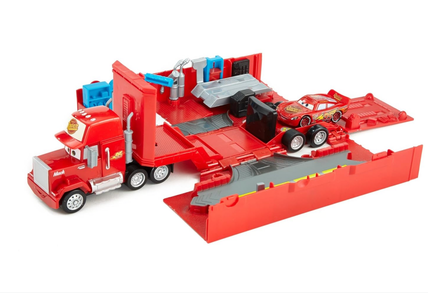 Disney Pixar Cars STORY SETS ULTIMATE PISTON CUP SPEEDWAY MACK BUNDLE 1:55 Scale