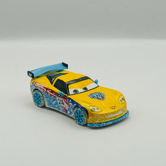 Disney Pixar Cars - ICE RACERS JEFF GORVETTE WGP TROC 2015 - 1:55 Diecast