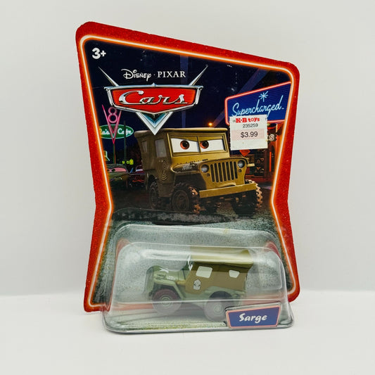Disney Pixar Cars - SARGE (PAINT RECALL) Supercharged 2007 - 1:55 Diecast