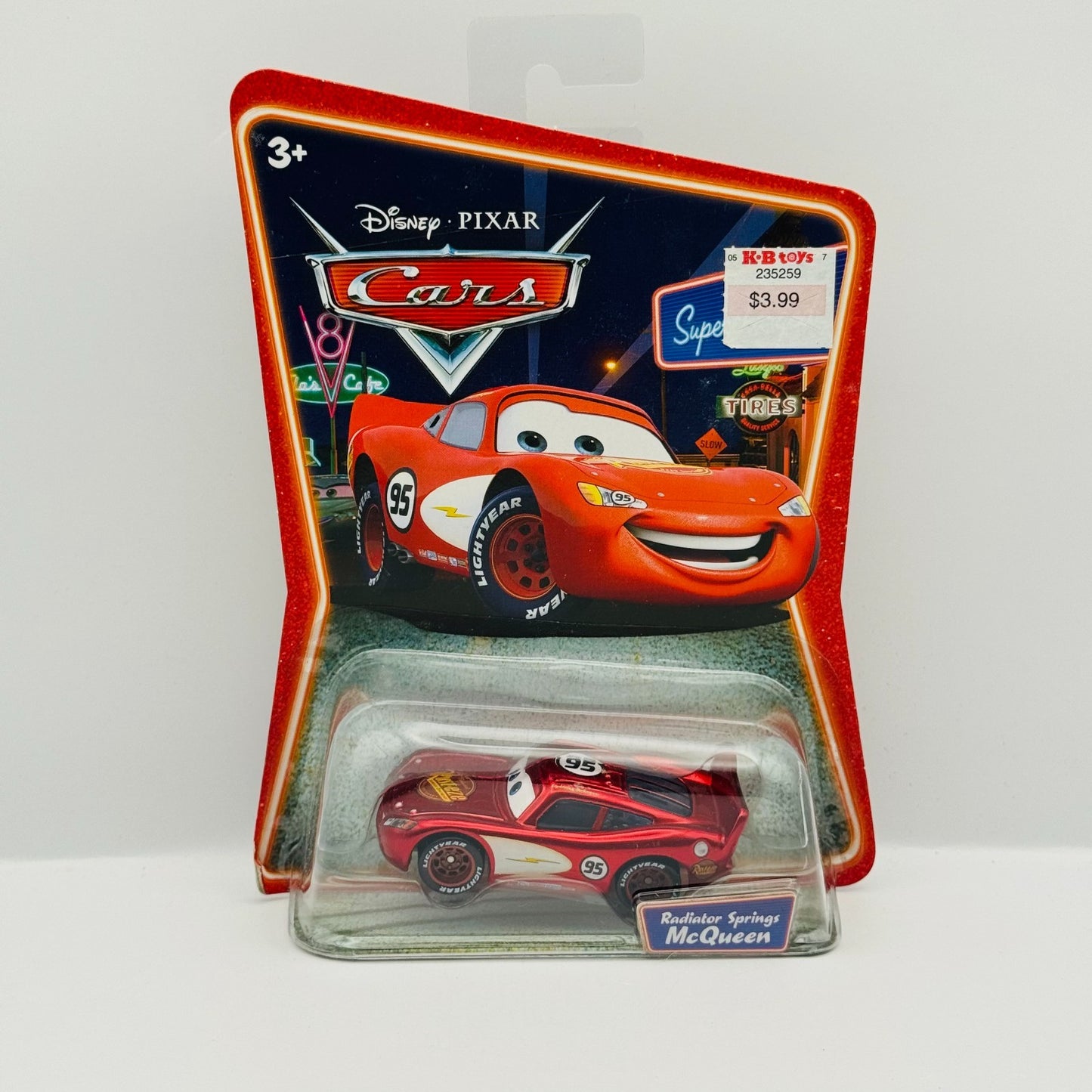 Disney Pixar Cars - RADIATOR SPRINGS MCQUEEN Supercharged 2007 - 1:55 Diecast