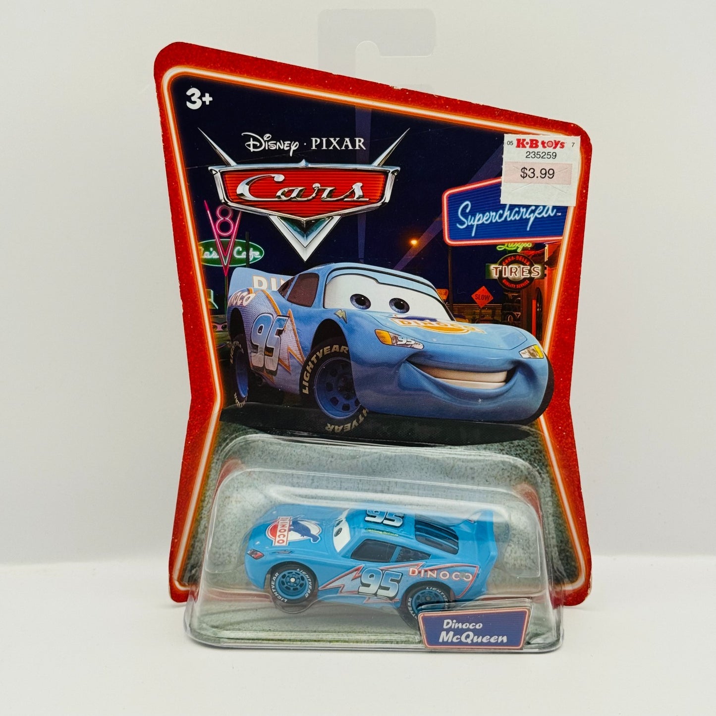 Disney Pixar Cars - DINOCO MCQUEEN Supercharged 2007 - 1:55 Diecast