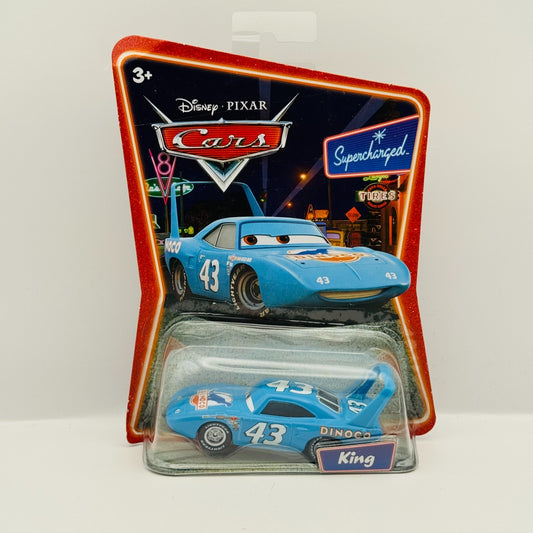 Disney Pixar Cars - THE KING STRIP WEATHERS Supercharged 2007 - 1:55 Diecast