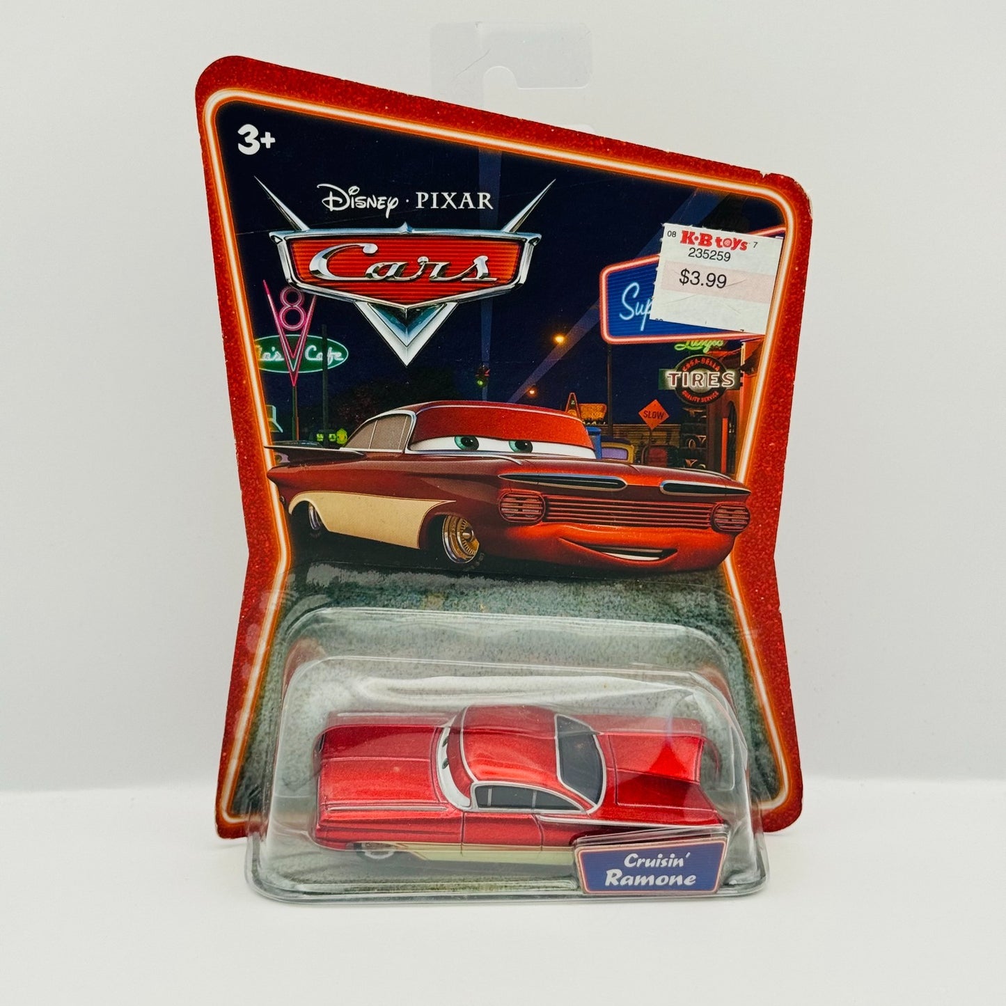 Disney Pixar Cars - OLD SCHOOL CRUISIN’ RAMONE Supercharged 2007 - 1:55 Diecast