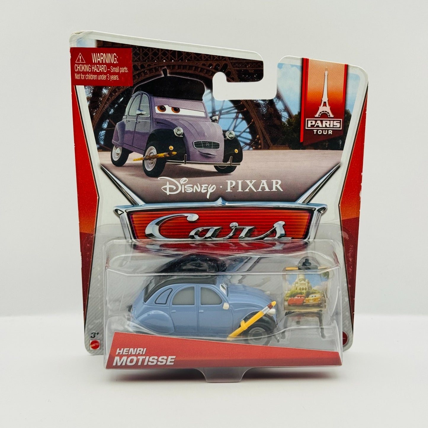 Disney Pixar Cars - HENRI MOTISSE Paris Tour 2014 - 1:55 Diecast