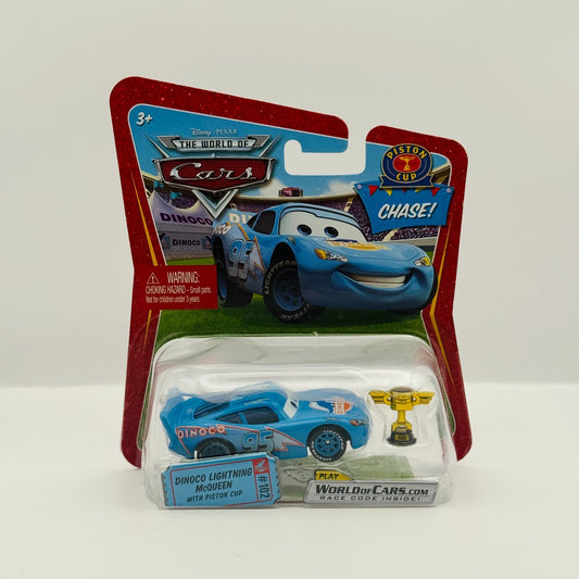 Disney Pixar Cars - DINOCO MCQUEEN WITH PISTON CUP TROPHY CHASE - 1:55 Diecast
