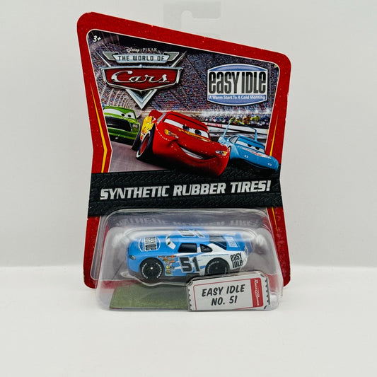 Disney Pixar Cars - EASY IDLE RUBY EASY OAKS Rubber Tires Piston - 1:55 Diecast