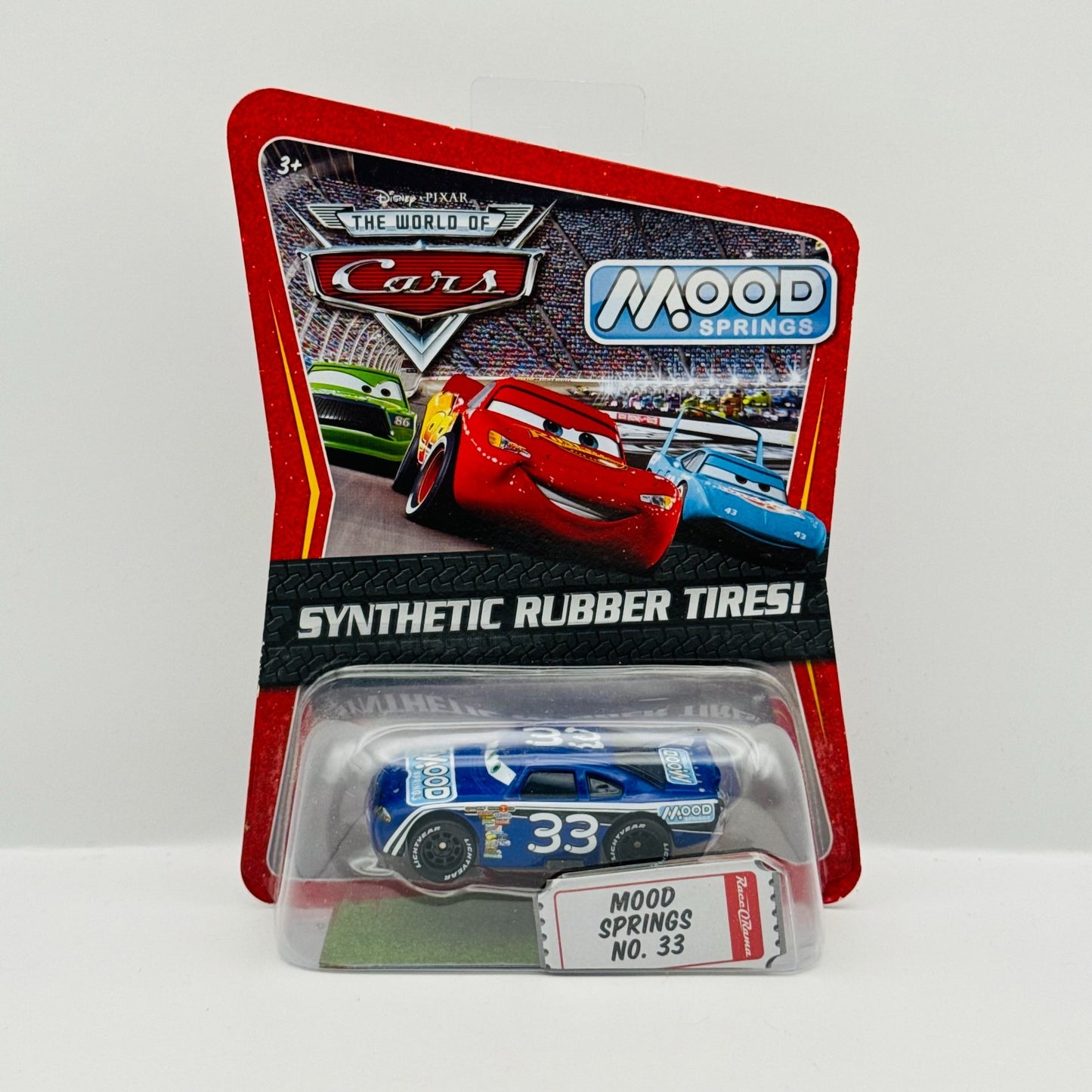 Disney Pixar Cars - MOOD SPRINGS CHUCK ARMSTRONG Rubber Tires 2009- 1:55 Diecast