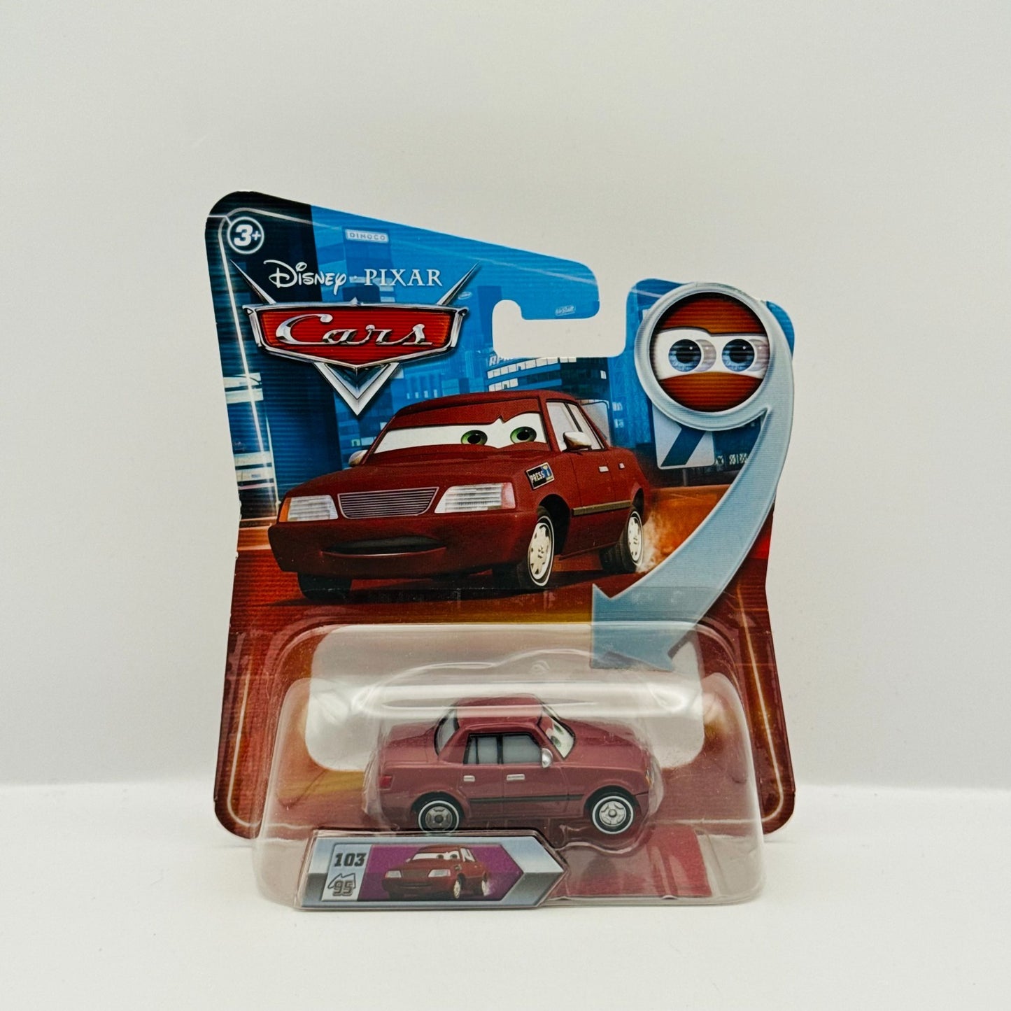 Disney Pixar Cars - LENTICULAR SKIP RICTER My Eyes Change 2010 - 1:55 Diecast