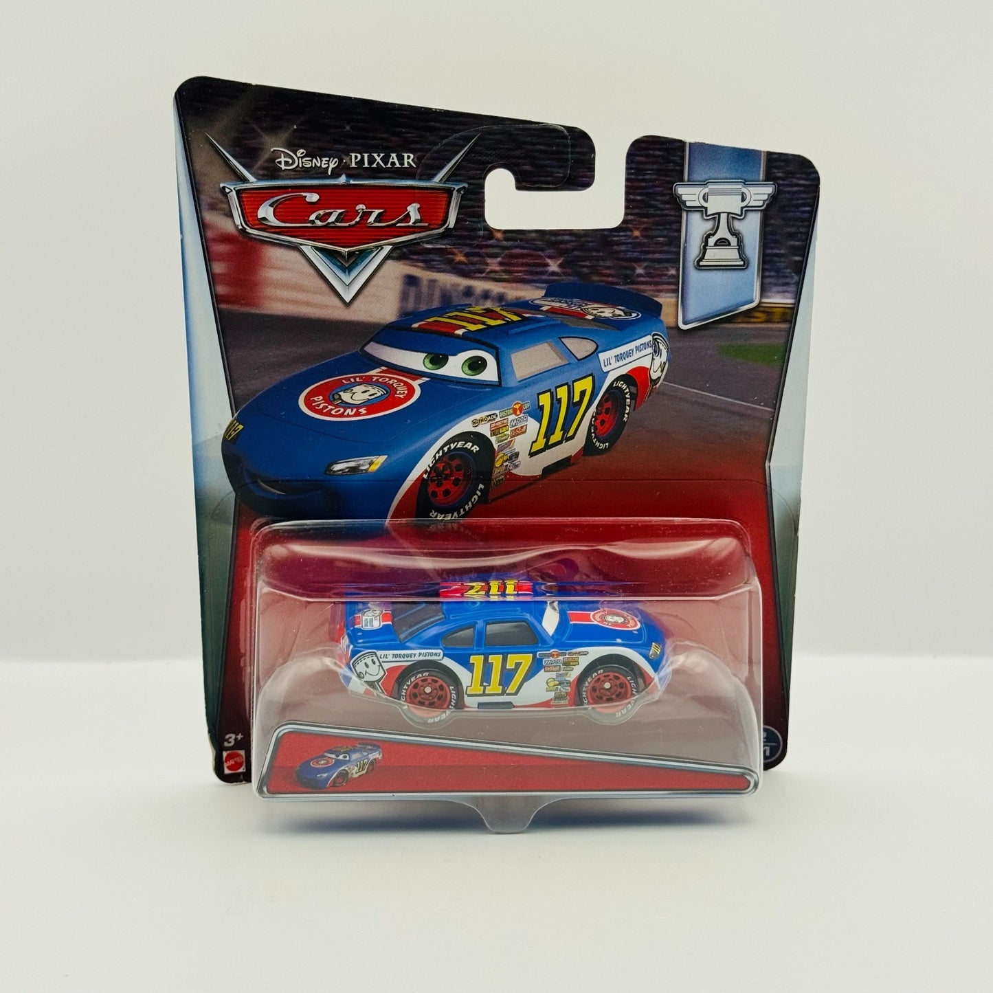 Disney Pixar Cars LIL TORQUEY PISTONS RALPH CARLOW Piston Cup 2017 1:55 Diecast
