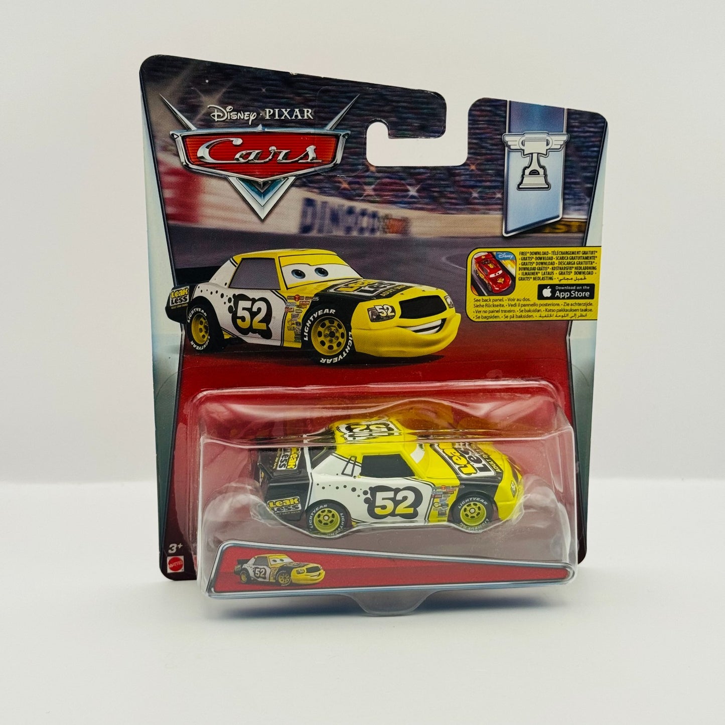 Disney Pixar Cars - LEAK LESS CLAUDE SCRUGGS Piston Cup 2016 - 1:55 Diecast