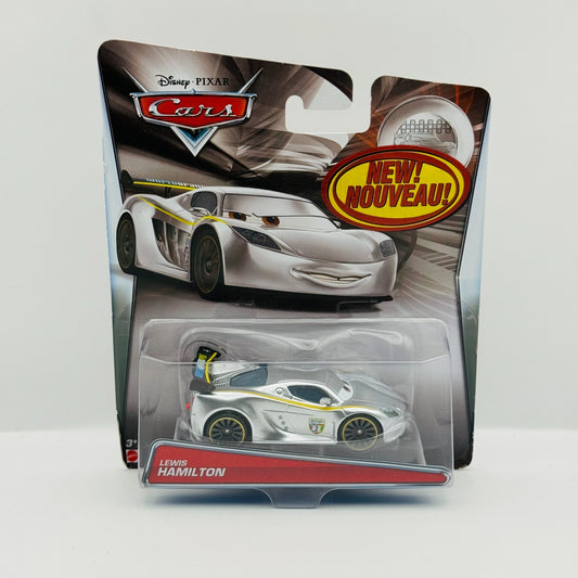 Disney Pixar Cars - SILVER LEWIS HAMILTON WITH METALLIC FINISH 2015 1:55 Diecast