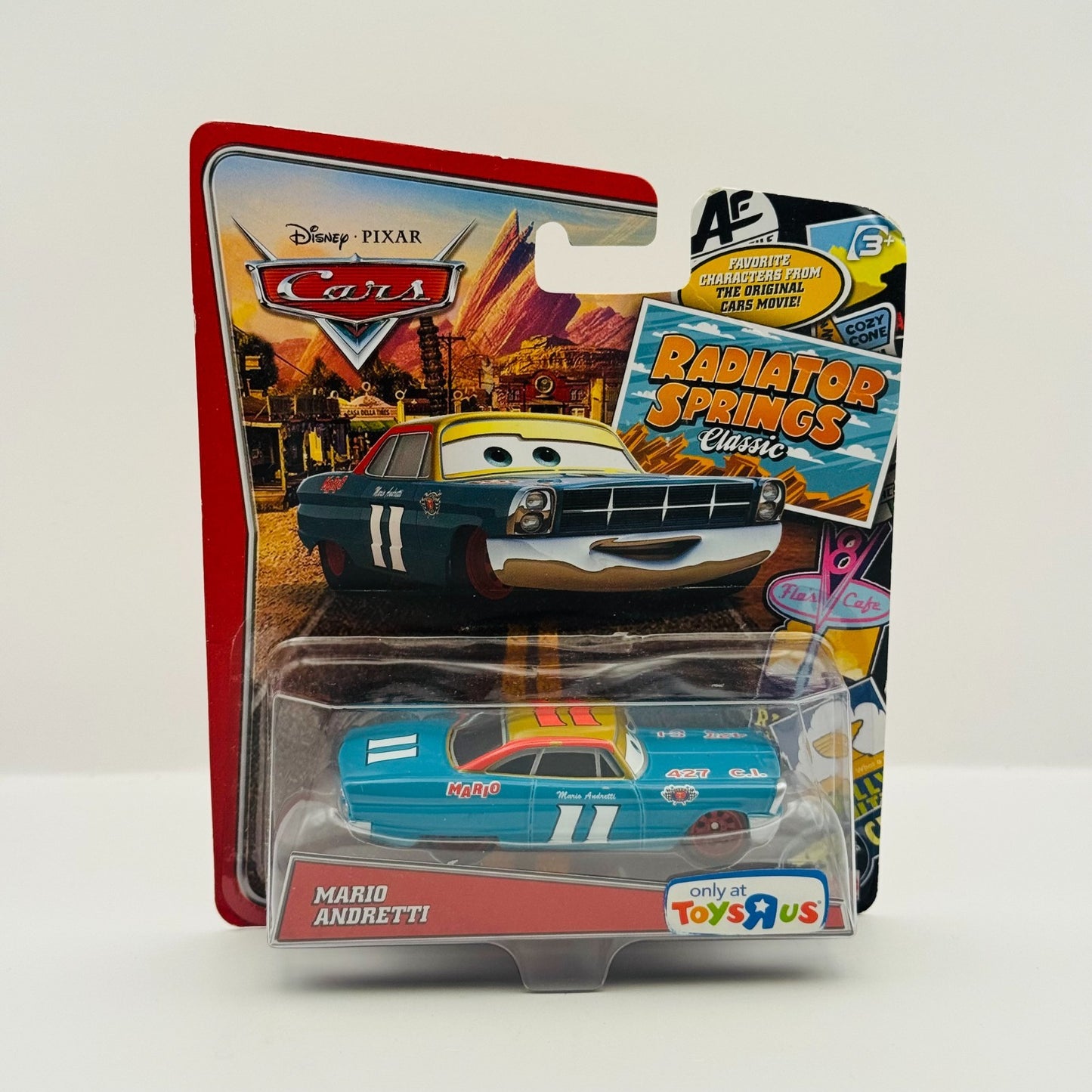 Disney Pixar Cars - MARIO ANDRETTI Radiator Springs Classic - 1:55 Diecast