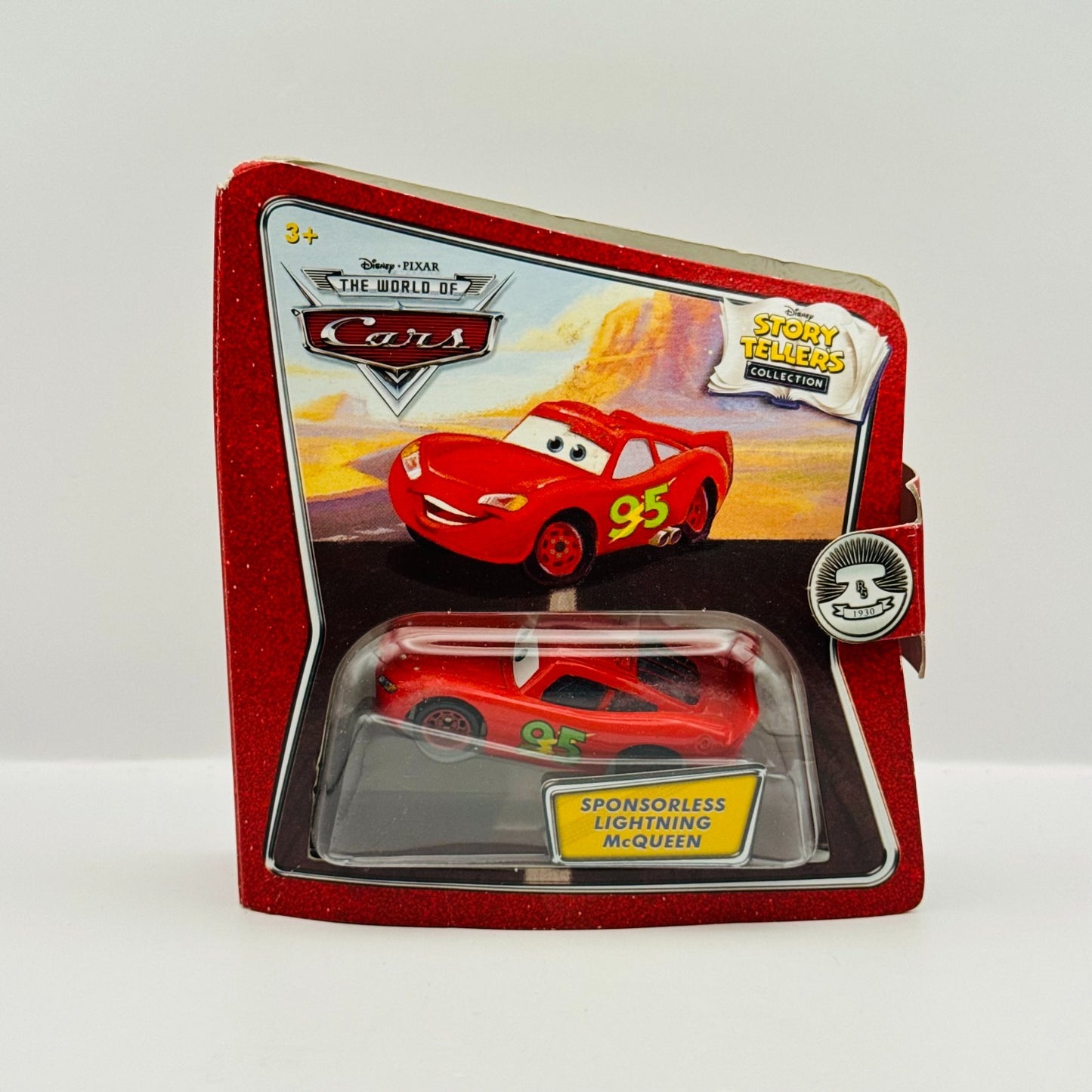 Disney Pixar Cars - Story Tellers SPONSORLESS LIGHTNING MCQUEEN - 1:55 Diecast