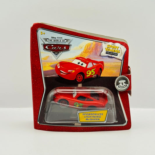 Disney Pixar Cars - Story Tellers SPONSORLESS LIGHTNING MCQUEEN - 1:55 Diecast
