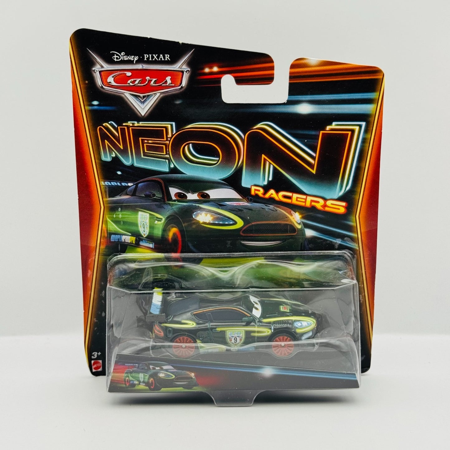 Disney Pixar Cars - NEON RACERS NIGEL GEARSLEY WGP TROC 2014 - 1:55 Diecast