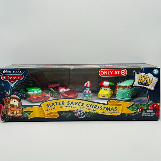 Disney Pixar Cars - MATER SAVES CHRISTMAS 5-PK FILLMORE LUIGI GUIDO 1:55 Diecast