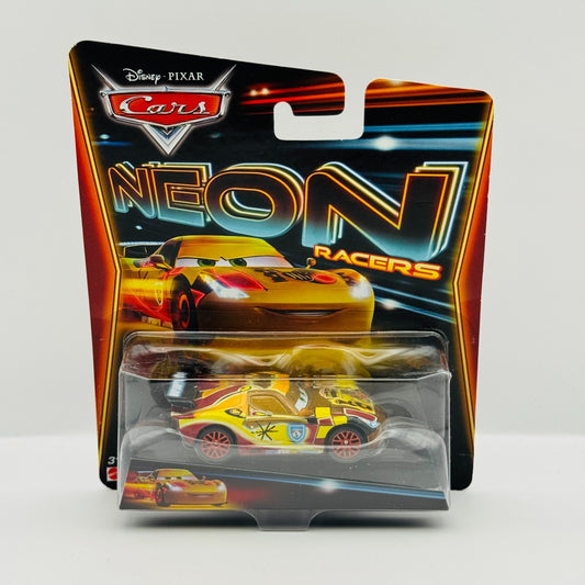 Disney Pixar Cars - NEON RACERS MIGUEL CAMINO WGP TROC 2014 - 1:55 Diecast