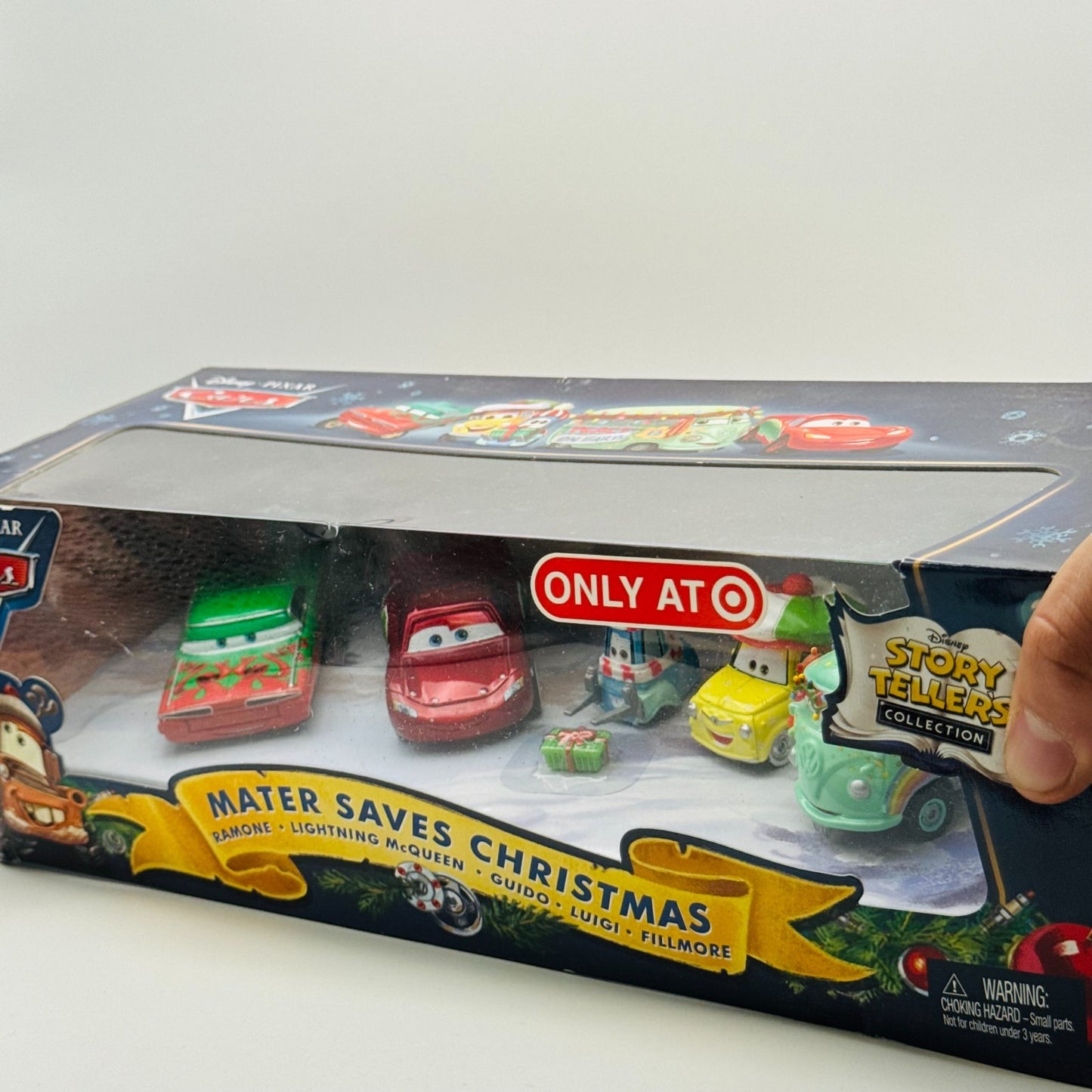 Disney Pixar Cars - MATER SAVES CHRISTMAS 5-PK FILLMORE LUIGI GUIDO 1:55 Diecast
