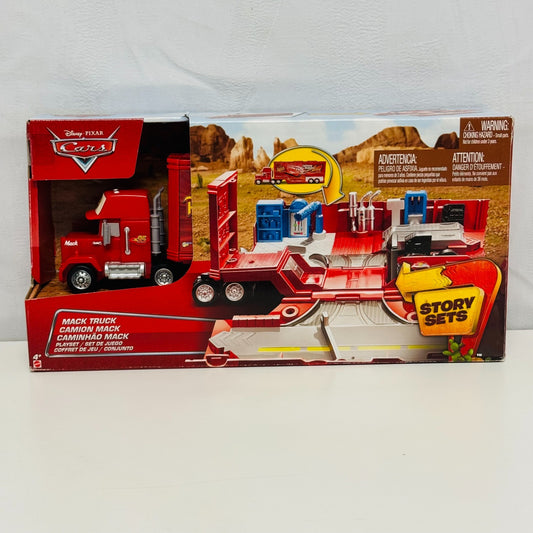 Disney Pixar Cars - CARS 1 MACK TRUCK HAULER STORY SETS PLAYSET - 1:55 Scale