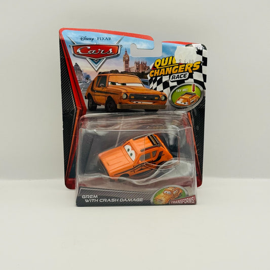 Disney Pixar Cars - GREM WITH CRASH DAMAGE QUICK CHANGERS 2012 - 1:55