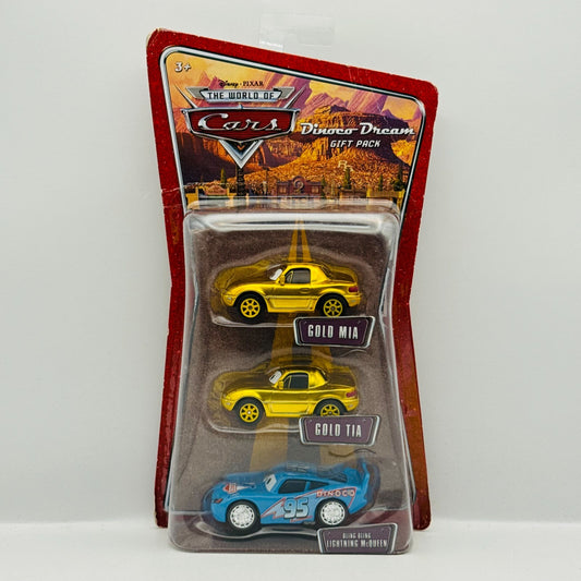 Disney Pixar Cars - DINOCO DREAM GOLD MIA & TIA & BLING BLING 3-PK 1:55 Diecast