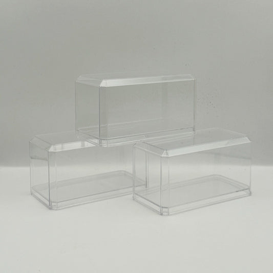 Disney Pixar Cars - SET OF 3 CLEAR ACRYLIC CASES FOR 1:55 Diecast