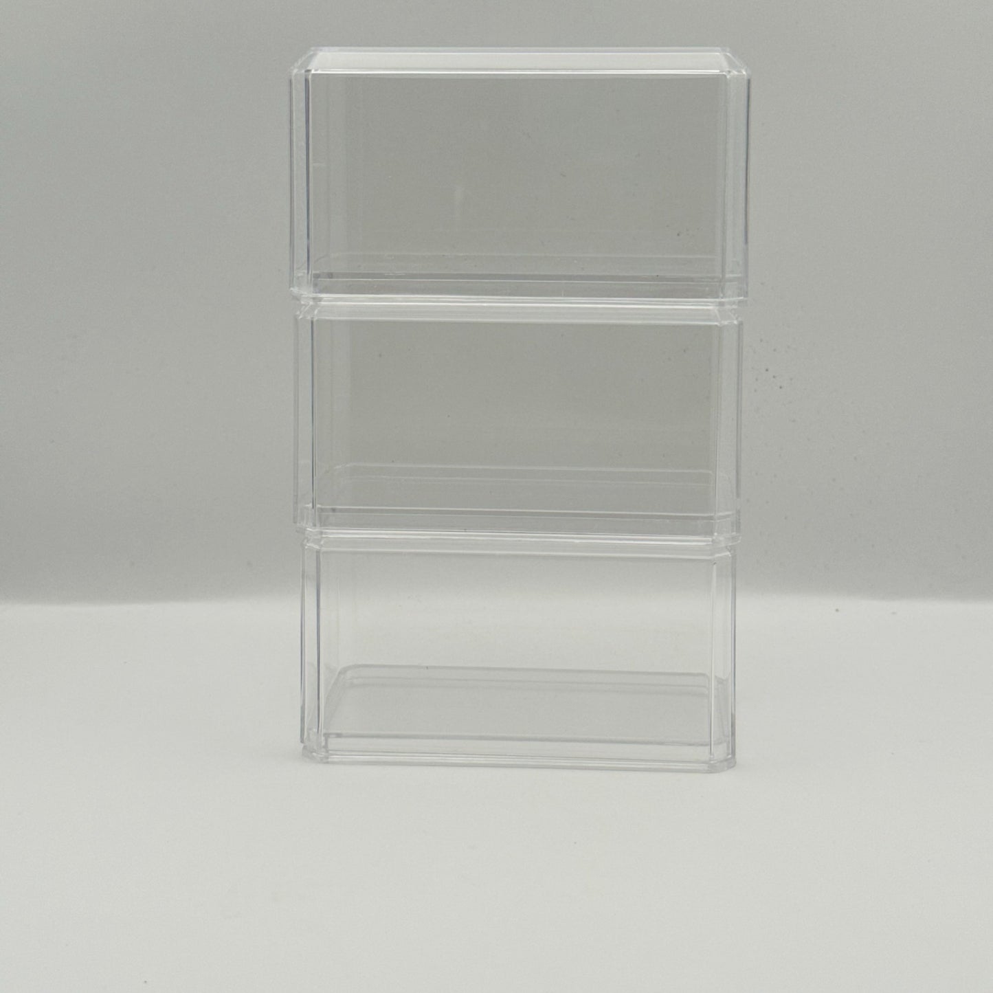 Disney Pixar Cars - SET OF 3 CLEAR ACRYLIC CASES FOR 1:55 Diecast