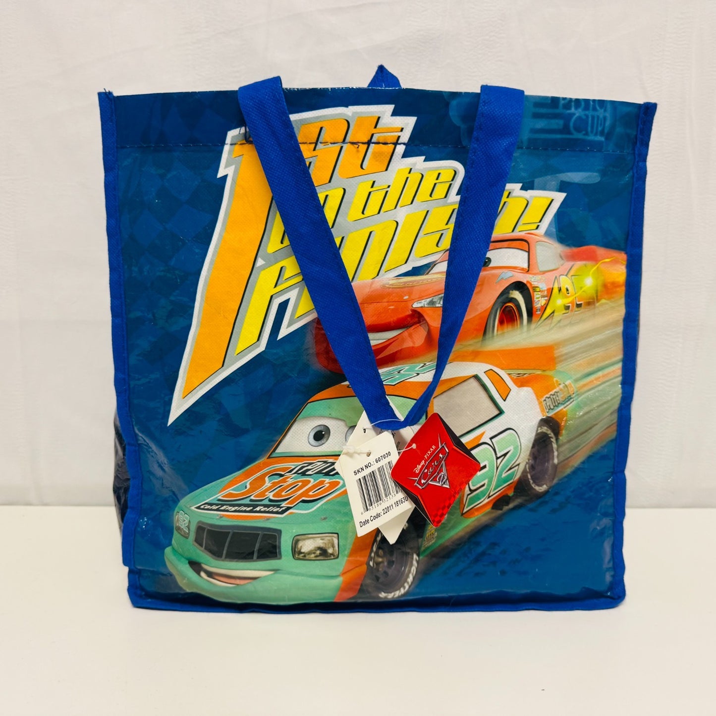Disney Pixar Cars - 1ST TO THE FINISH PISTON CUP SHOPPING TOTE BAG