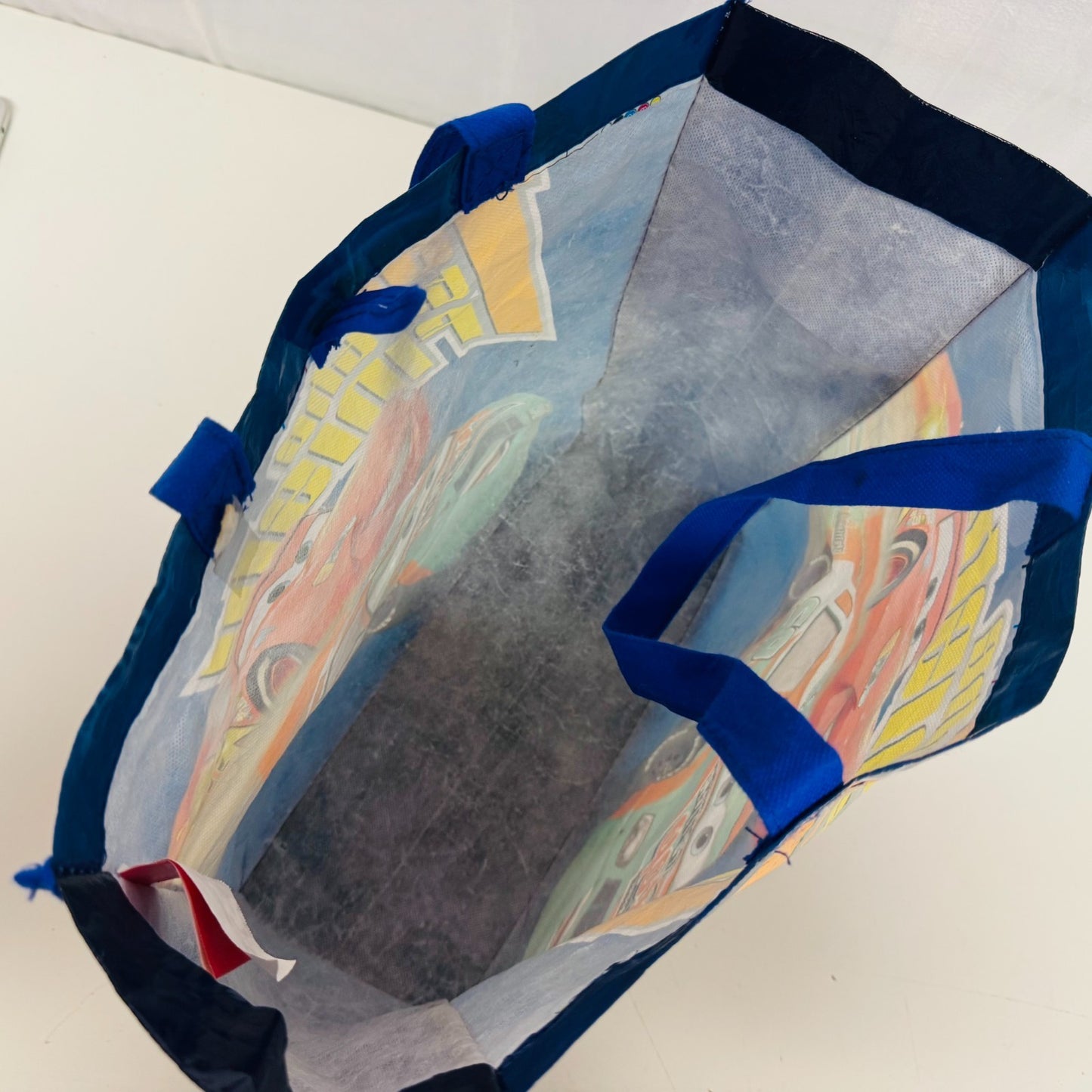 Disney Pixar Cars - 1ST TO THE FINISH PISTON CUP SHOPPING TOTE BAG