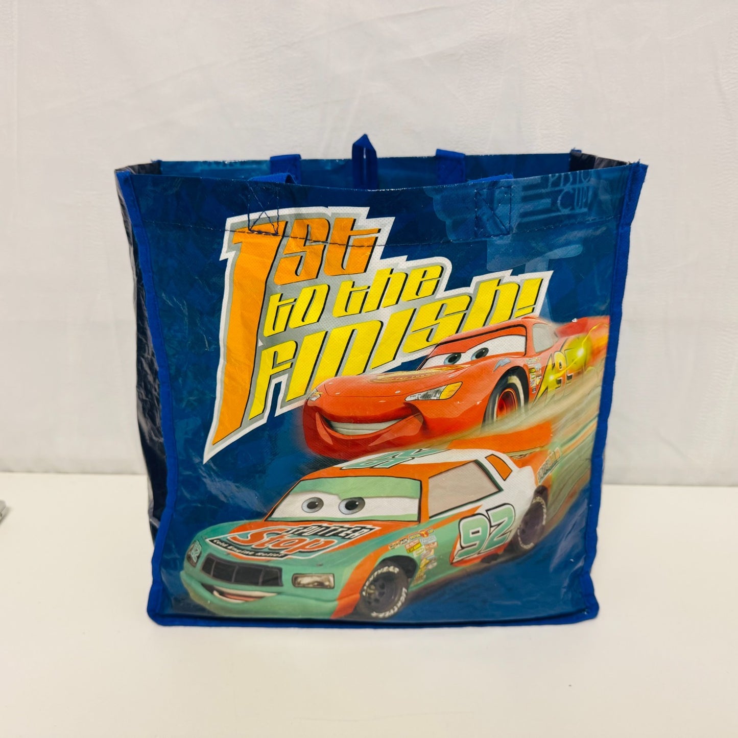 Disney Pixar Cars - 1ST TO THE FINISH PISTON CUP SHOPPING TOTE BAG