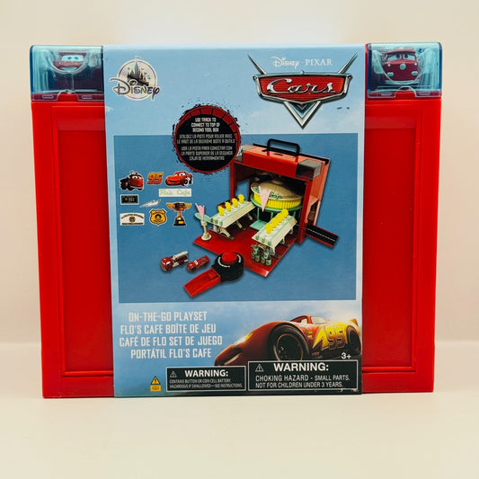 Disney Pixar Cars - MINI FLO'S V8 CAFE ON-THE-GO PLAYSET Disney Store - Diecast