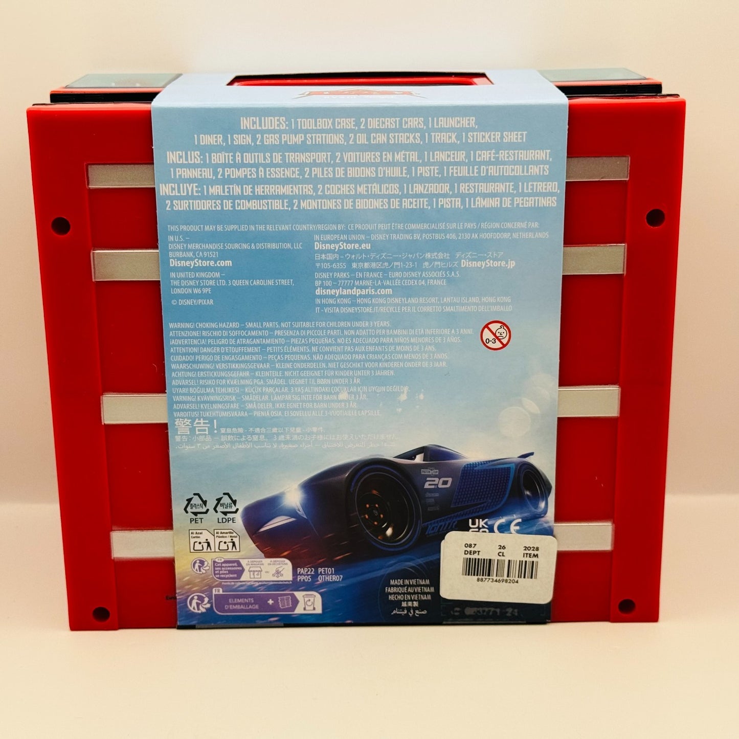 Disney Pixar Cars - MINI FLO'S V8 CAFE ON-THE-GO PLAYSET Disney Store - Diecast