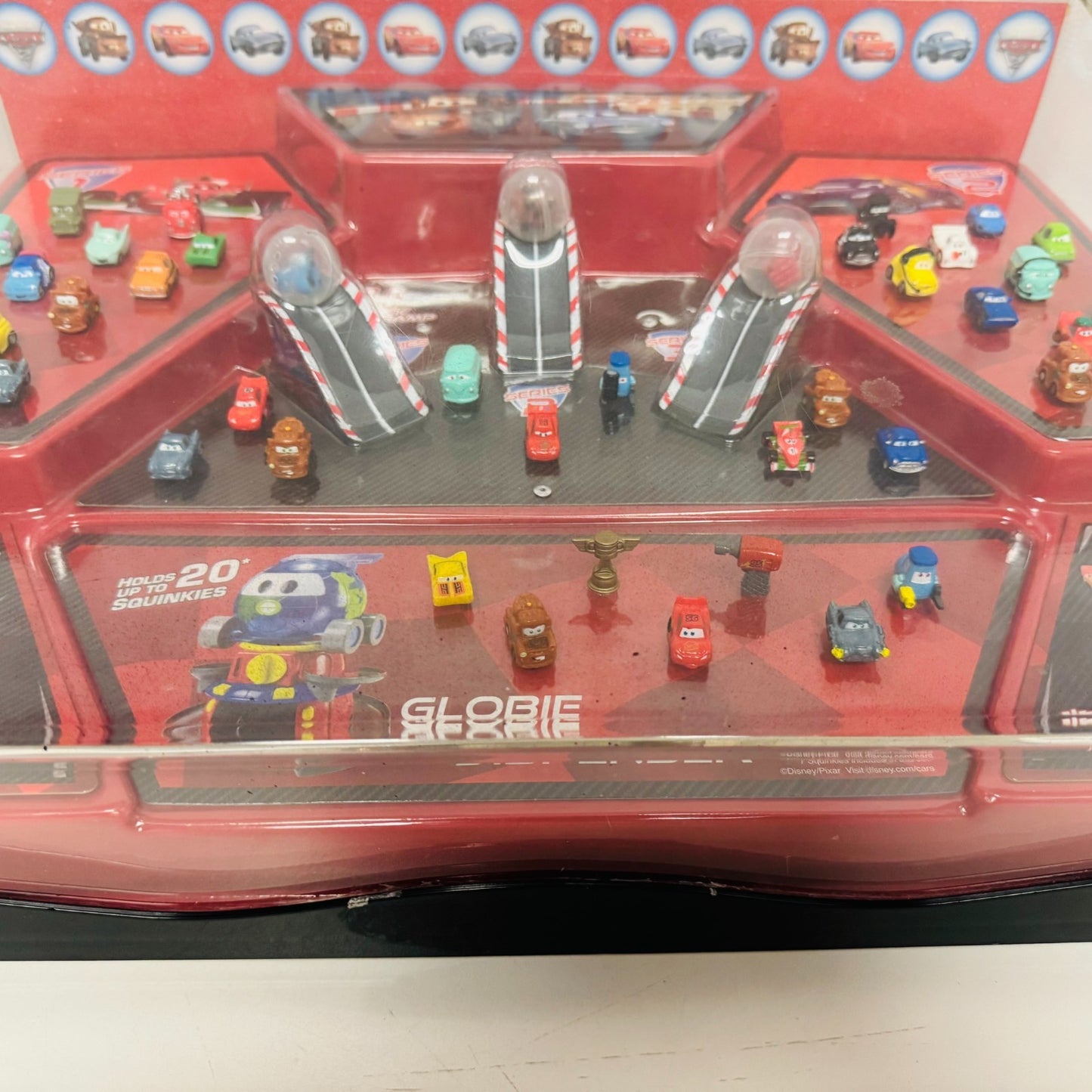 Disney Pixar Cars - CARS 2 SQUINKIES TARGET STORE DISPLAY IN GLASS CASE