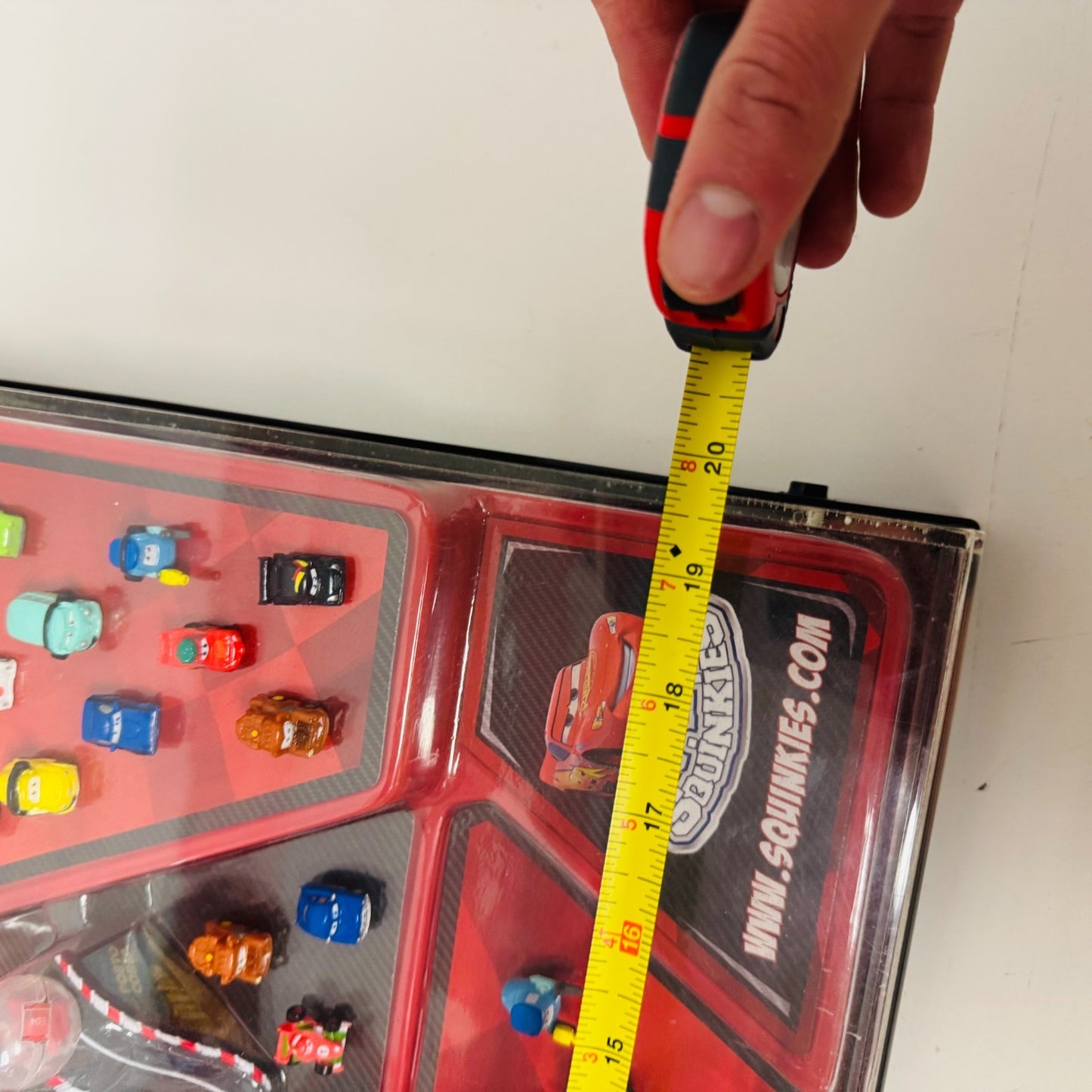 Disney Pixar Cars - CARS 2 SQUINKIES TARGET STORE DISPLAY IN GLASS CASE
