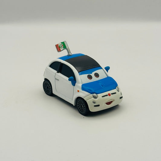 Disney Pixar Cars - FRANK CLUTCHENSON WGP Cars 2 Race Fan - 1:55 Diecast