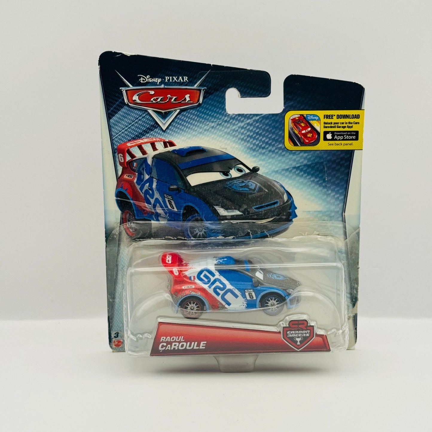 Disney Pixar Cars - CARBON RACERS RAOUL CAROULE WGP TROC 2016 - 1:55 Diecast
