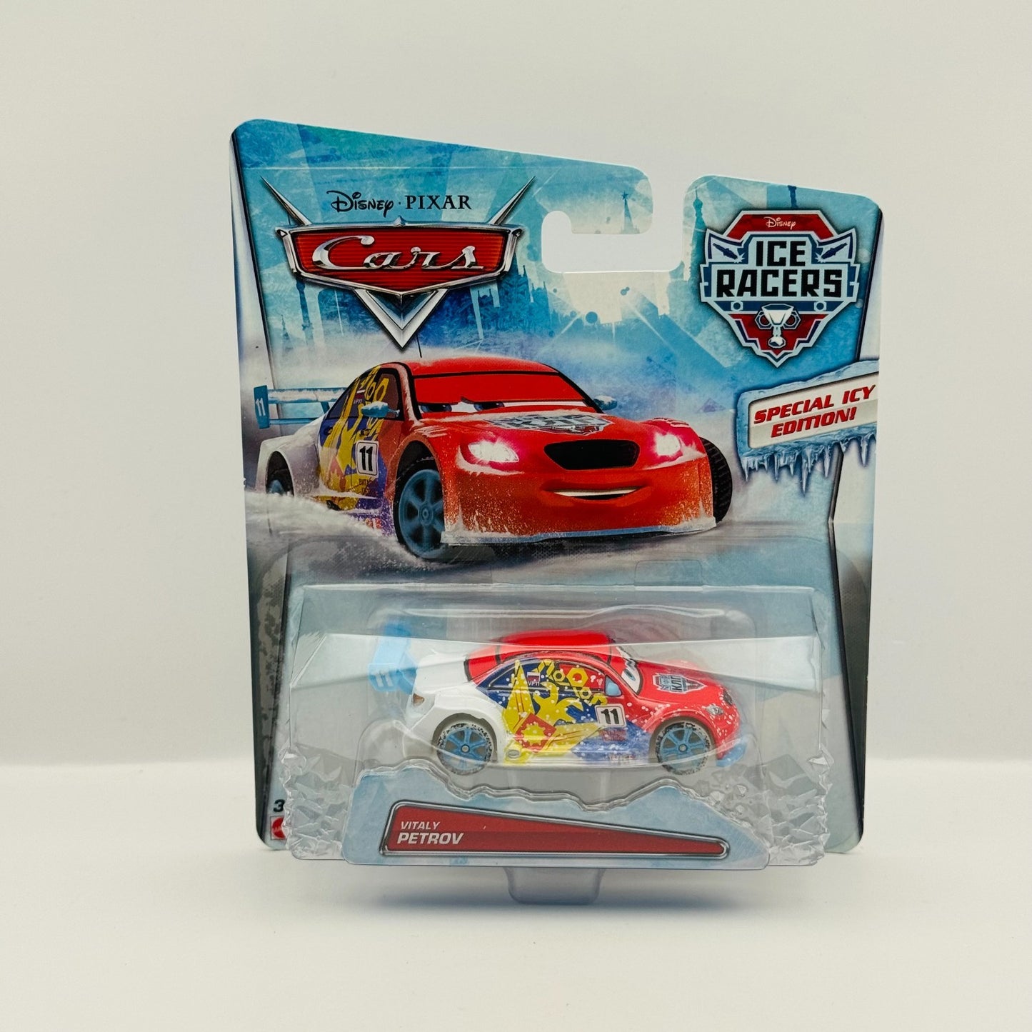 Disney Pixar Cars - ICE RACERS VITALY PETROV WGP TROC 2015 - 1:55 Diecast