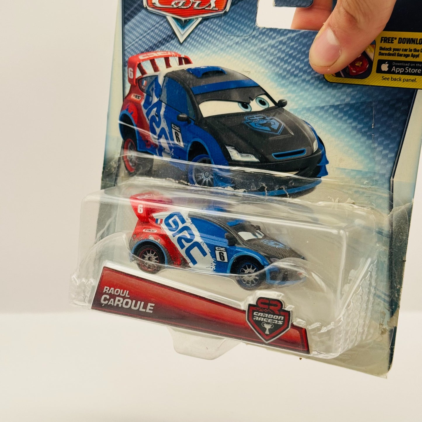 Disney Pixar Cars - CARBON RACERS RAOUL CAROULE WGP TROC 2016 - 1:55 Diecast