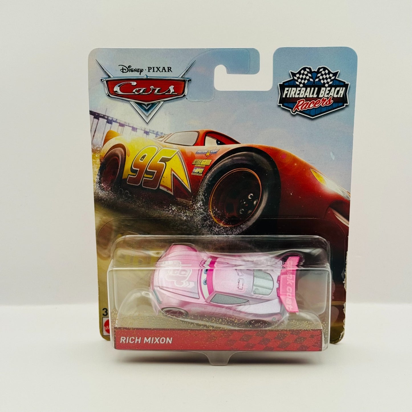 Disney Pixar Cars - FIREBALL BEACH RACERS RICH MIXON - 1:55 Diecast