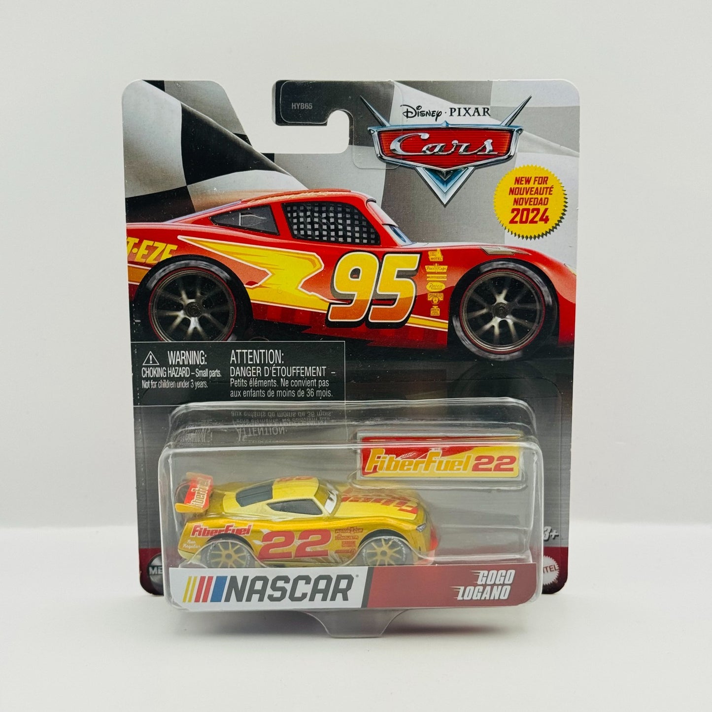 Disney Pixar Cars - NASCAR GOGO LOGANO FIBER FUEL Nascar 2024 - 1:55 Diecast