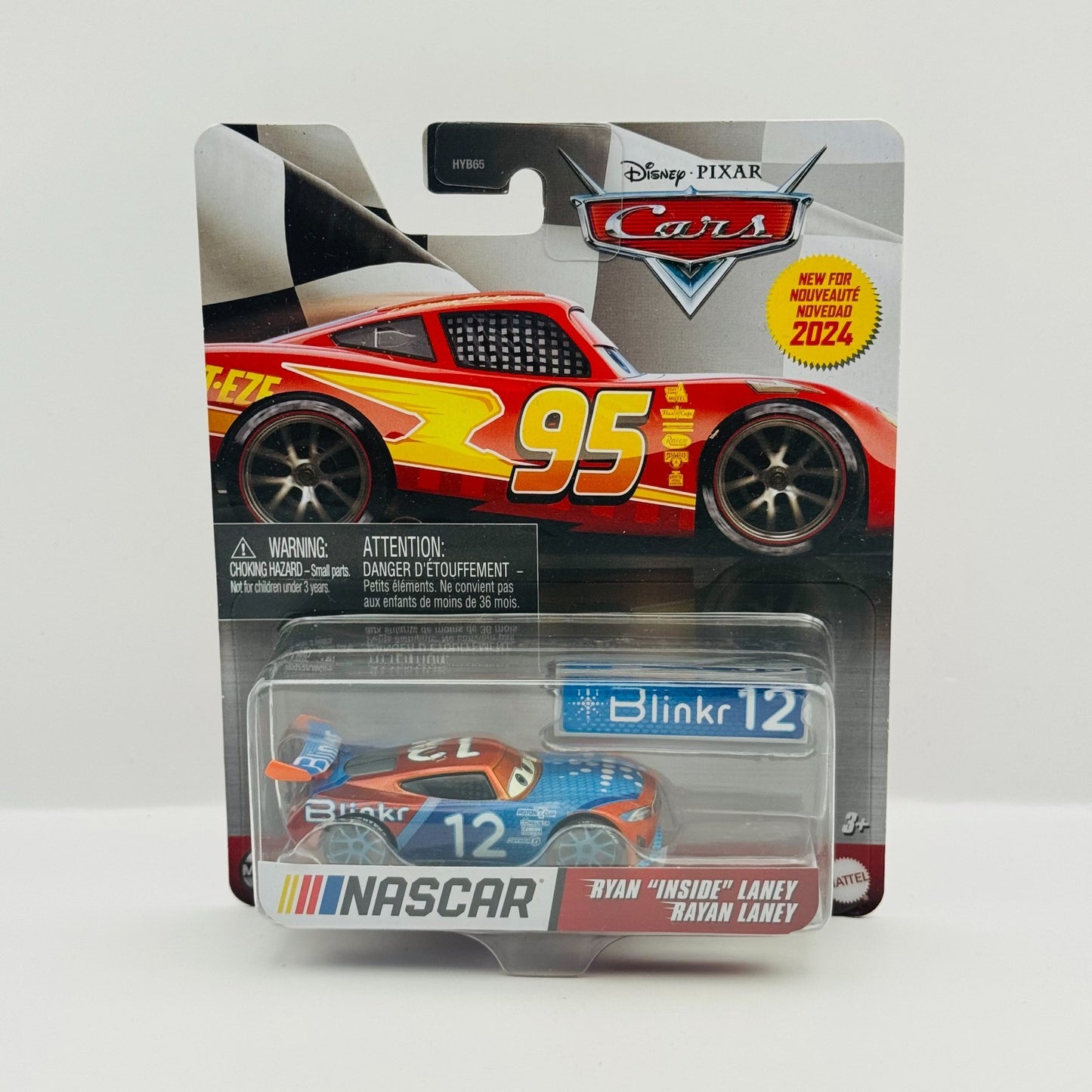 Disney Pixar Cars - NASCAR RYAN INSIDE LANEY METALLIC 2024 - 1:55 Diecast