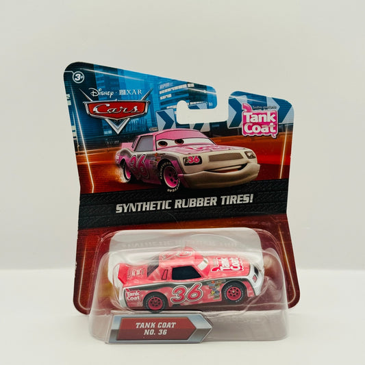 Disney Pixar Cars - EUGENE CARBURESKI TANK COAT Rubber Tires 2010 - 1:55 Diecast
