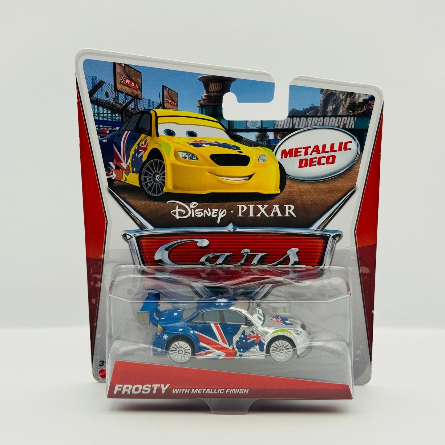 Disney Pixar Cars - SILVER FROSTY WITH METALLIC FINISH DECO 2013 - 1:55 Diecast