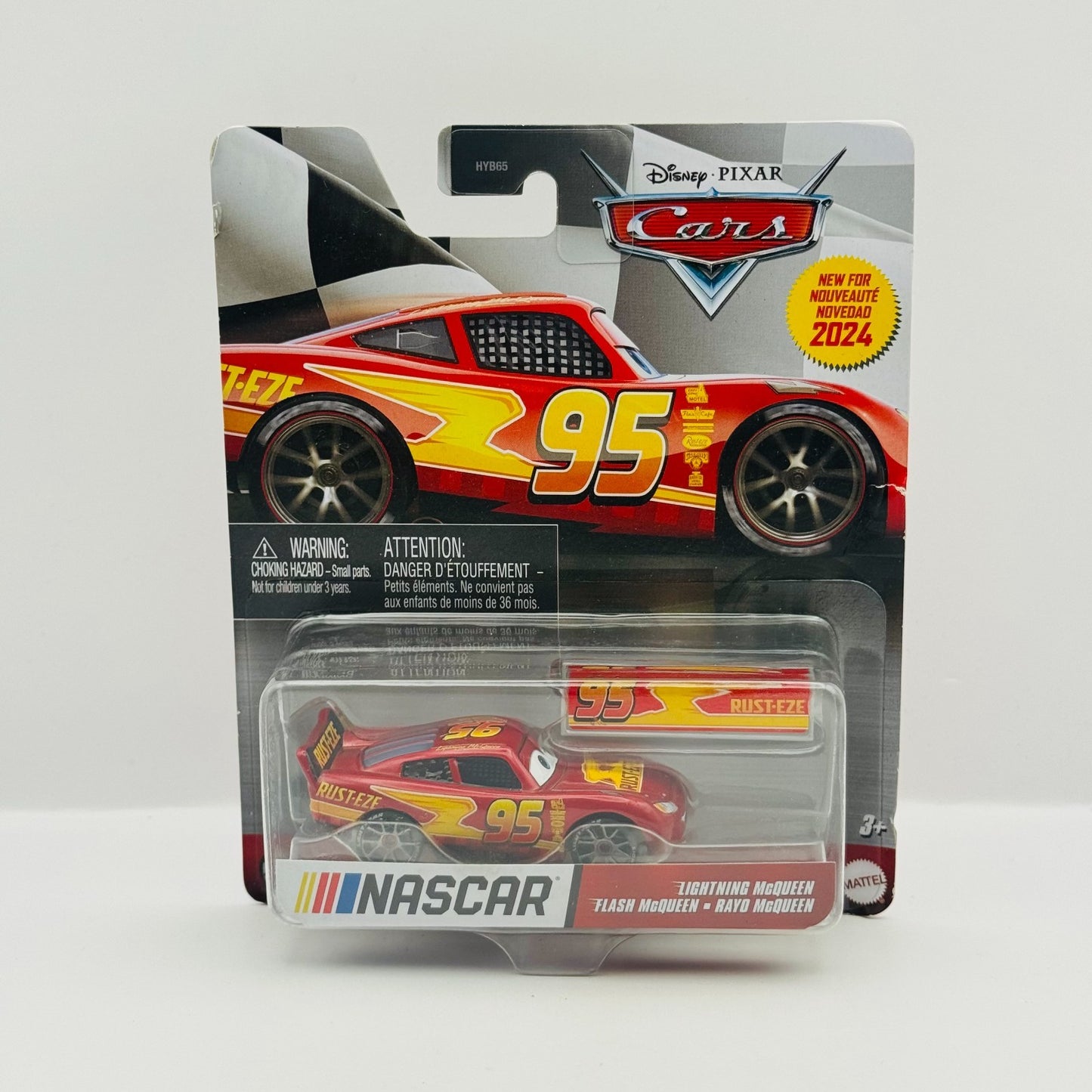 Disney Pixar Cars - NASCAR LIGHTNING MCQUEEN METALLIC 2024 - 1:55 Diecast