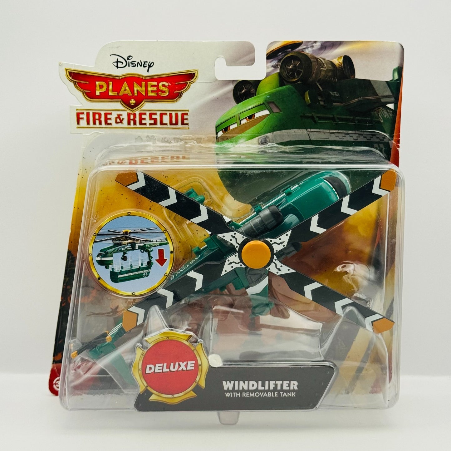 Disney Pixar Cars - WINDLIFTER Deluxe Fire & Rescue 2014 - 1:55 Diecast