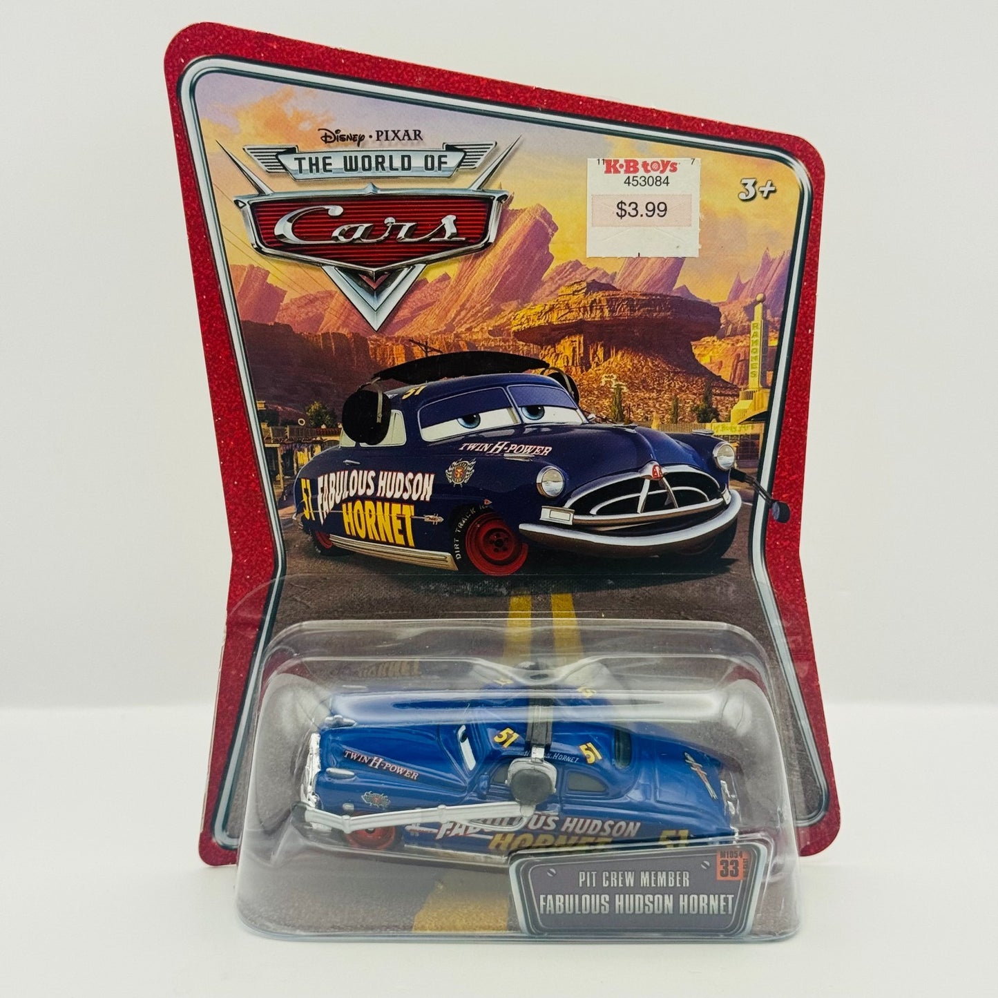 Disney Pixar Cars - PIT CREW MEMBER FABULOUS HUDSON HORNET DOC - 1:55 Diecast