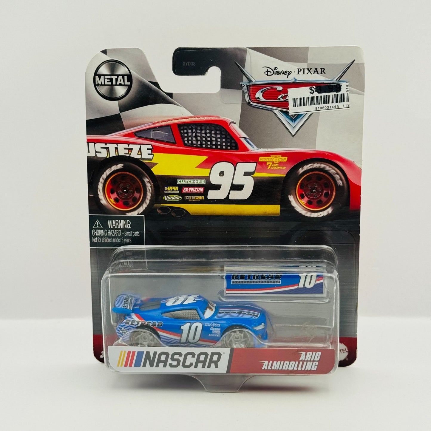 Disney Pixar Cars - NASCAR ARIC ALMIROLLING 2021 - 1:55 Diecast