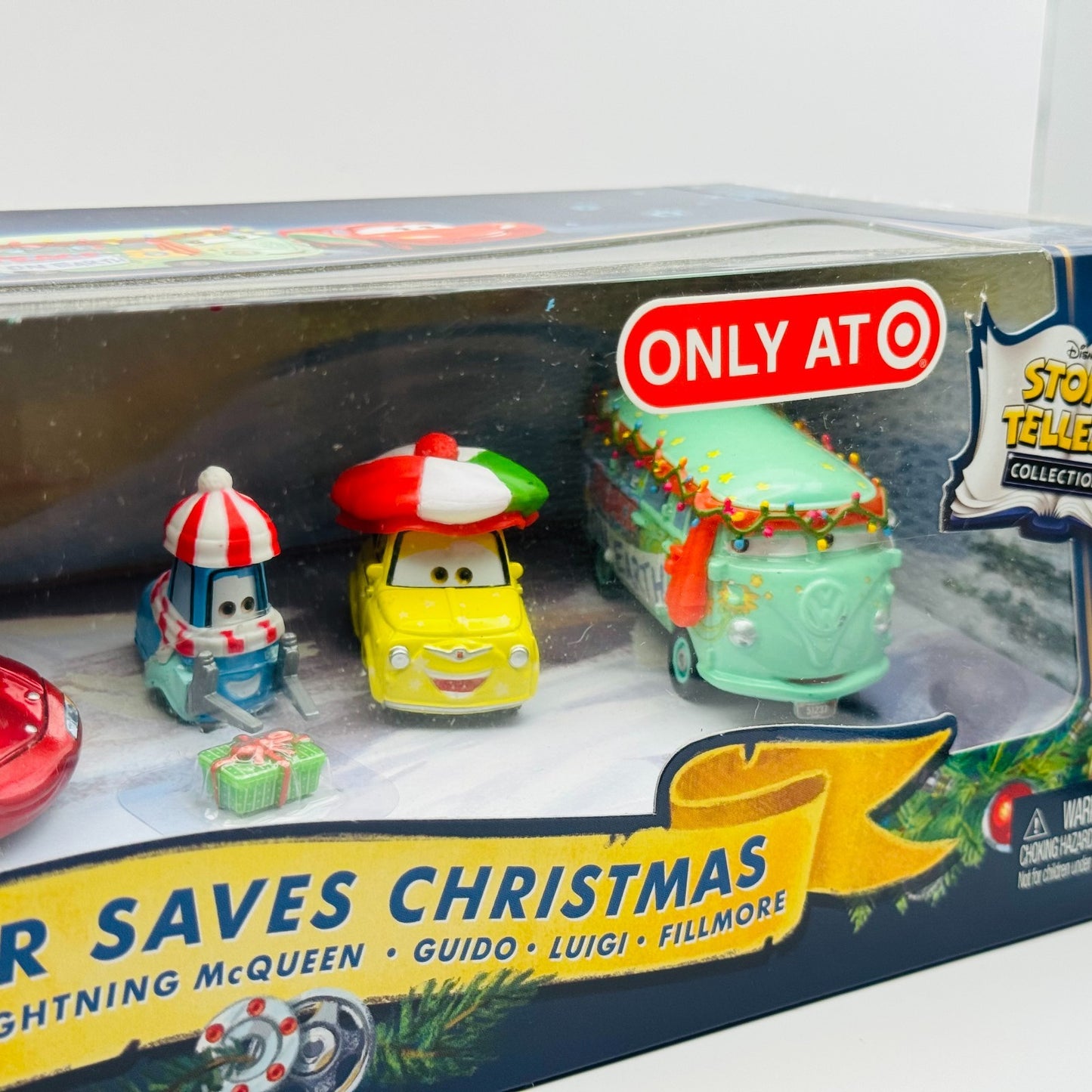 Disney Pixar Cars - MATER SAVES CHRISTMAS 5-PK FILLMORE LUIGI GUIDO 1:55 Diecast