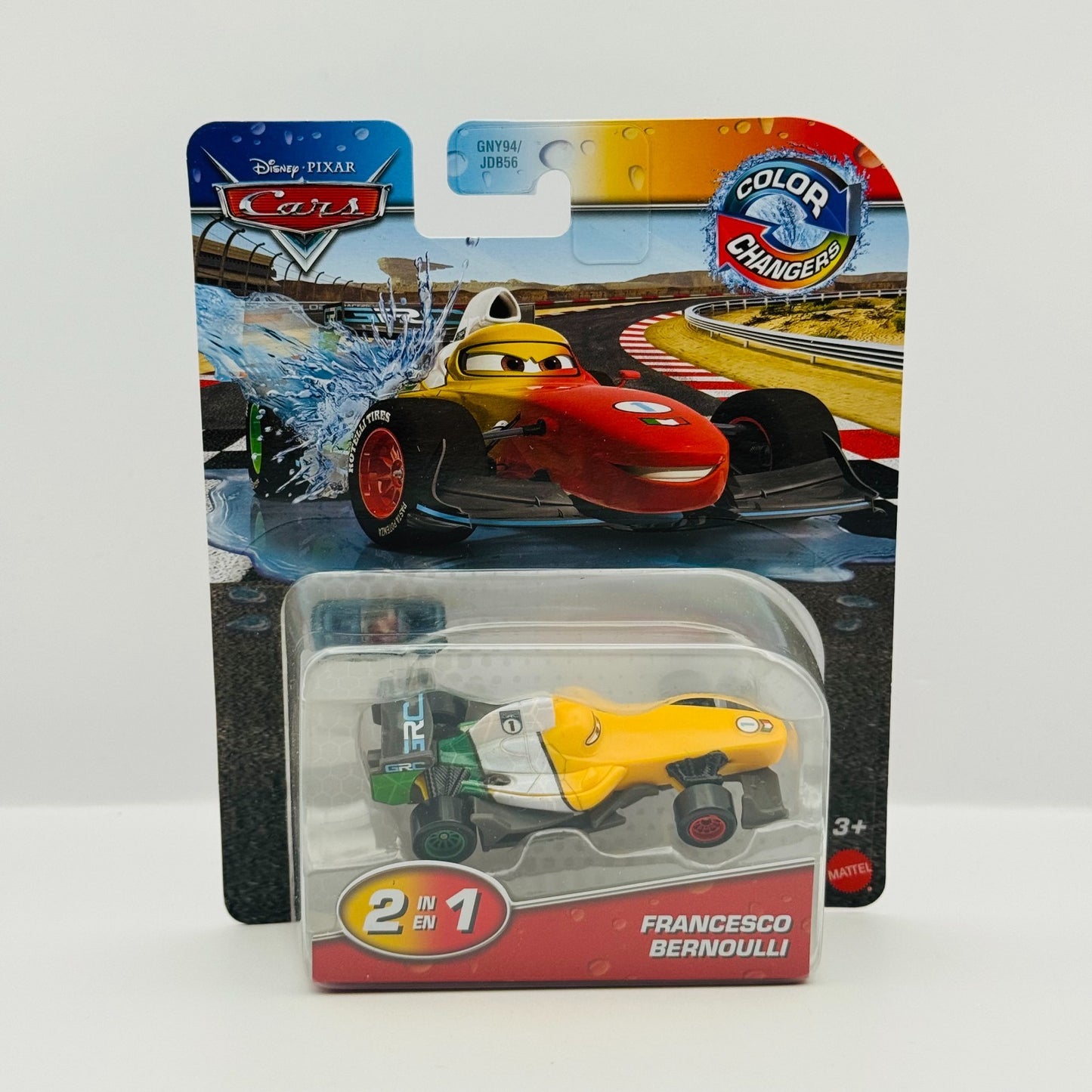 Disney Pixar Cars - COLOR CHANGERS GRC FRANCESCO BERNOULLI - 1:55 Scale