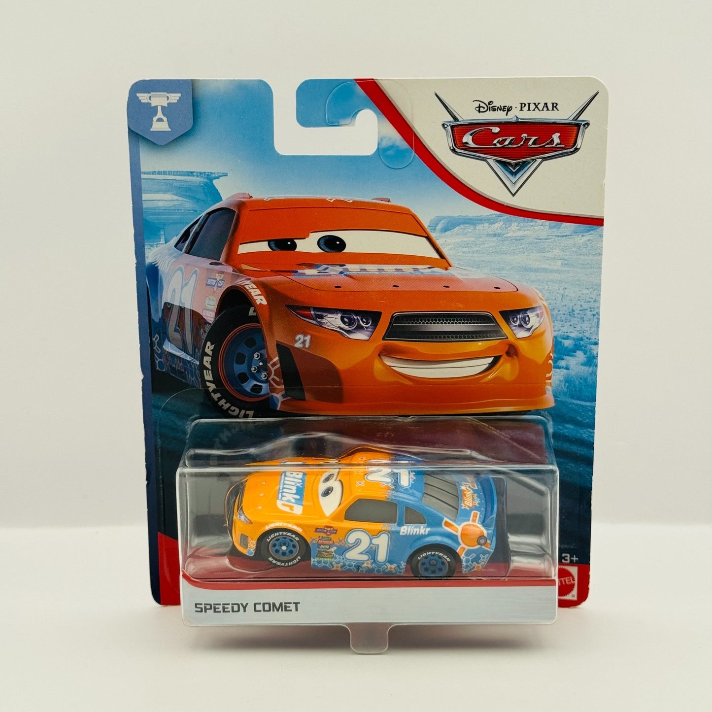 Disney Pixar Cars - SPEEDY COMET BLINKR Blue Desert 2020 - 1:55 Diecast